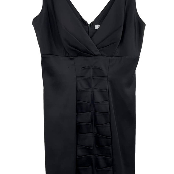 CALVIN KLEIN Black Cocktail Evening Dress Sleeveless Sheath - Size 6 - Picture 14 of 14